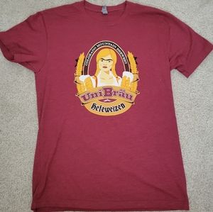 COLORADO MOUNTAIN BREWERY UNI BRAU HEFEWEIZEN T-SHIRT SIZE SMALL